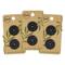 Dritz® 23mm Black Recycled Cotton Round Buttons, 6ct.